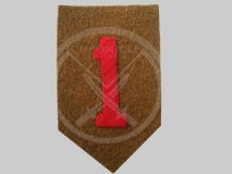 1st Infantry Division Bullion insignia
