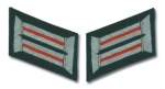 Army Officer Collar Tabs - Artillery (Red)