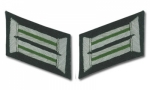Army Officer Collar Tabs - Panzer-Grenadier (Green)