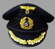 Kriegsmarine Field Grade Officer Visor Cap