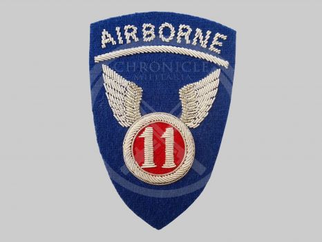 Hand made airborne bullion insignia