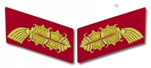 Bullion Collar Tabs - Army General